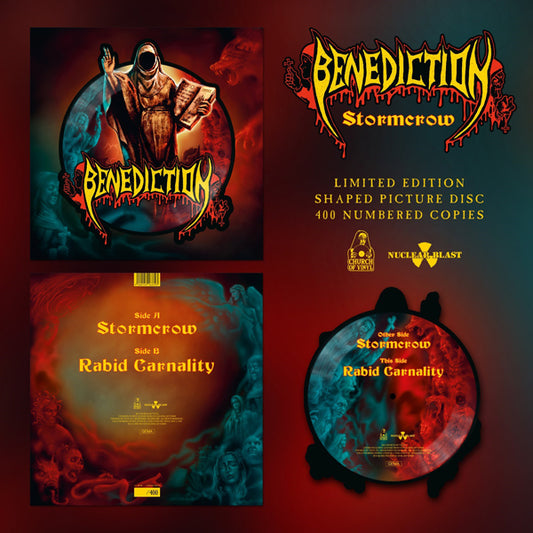 Benediction - Stormcrow (Shaped Picture Disc) - Death Metal - 12PD