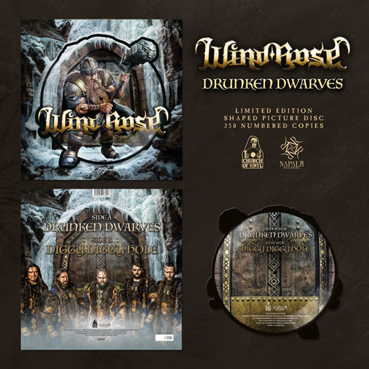 Wind Rose - Drunken Dwarves (Ltd.Shaped Picture Disc) - Rock - 12PD