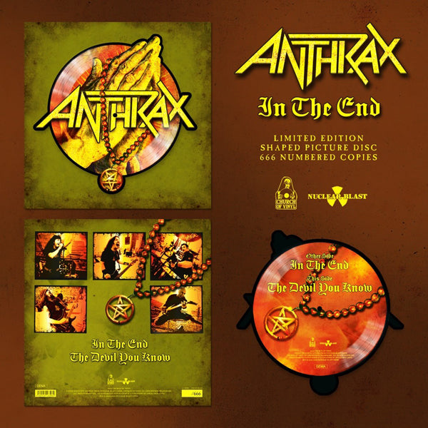 Anthrax - In The End (Ltd.Shaped Picture Disc) - Thrash Metal - 12PD