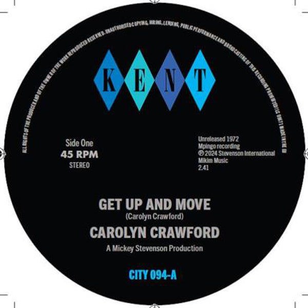 Carolyn Crawford - Get Up And Move / Sugar Boy - Soul/Funk - 7