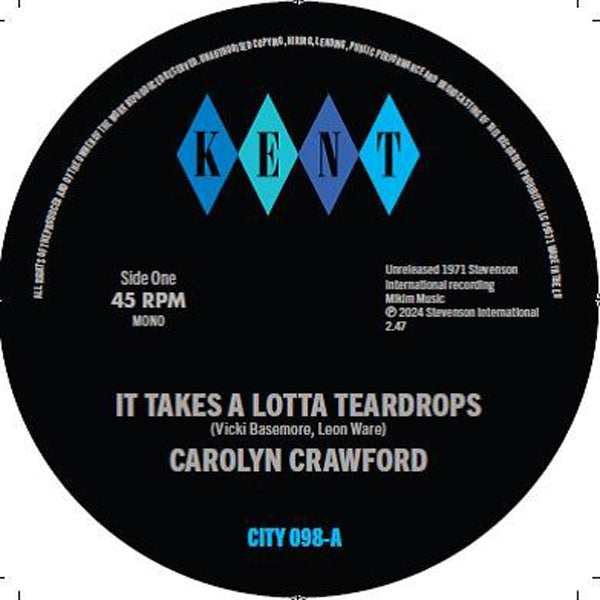 Carolyn Crawford - It Takes A Lotta Teardrops - Soul/Funk - 7