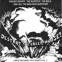 Various Artists - Destroy The Creep House! Creep Records Live Series Vol 1 - Punk - CD