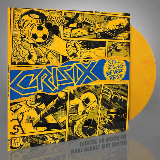Crisix - Still Rising Never Rest (Yellow Flame Vinyl) - Thrash Metal - LP