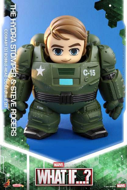 Cosbaby The Hydra Stomper & Steve Rogers Marvel What If...? - Hot Toys - Brand New