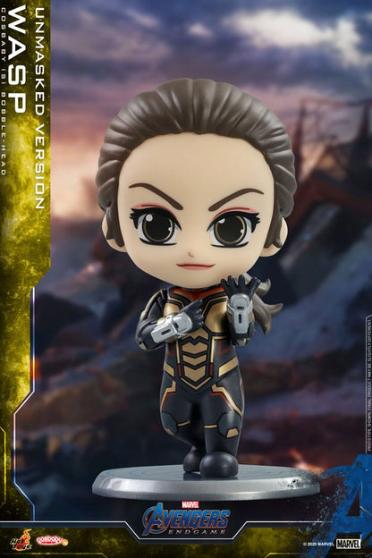 Cosbaby The Wasp (Unmasked) Marvel Avengers: Endgame - Hot Toys - Brand New