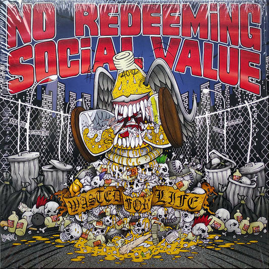 No Redeeming Social Value - Wasted For Life Picture Disc - Hardcore - LP