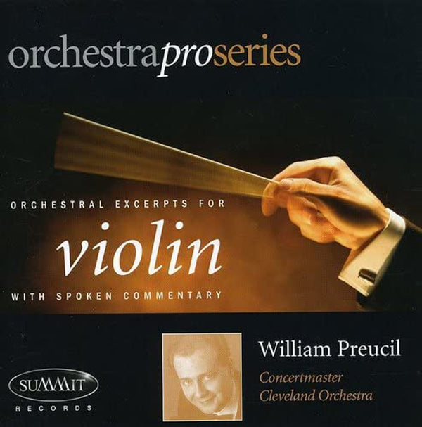 William Preucil - Orchestrapro: Violin - Classical - CD