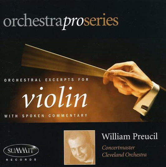 William Preucil - Orchestrapro: Violin - Classical - CD