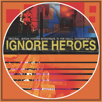 T.S.O.L. - Ignore Heroes: Original Motion Picture Soundtrack (Opaque Orange W/ Black Splatter) - Punk - Music Vinyl LP