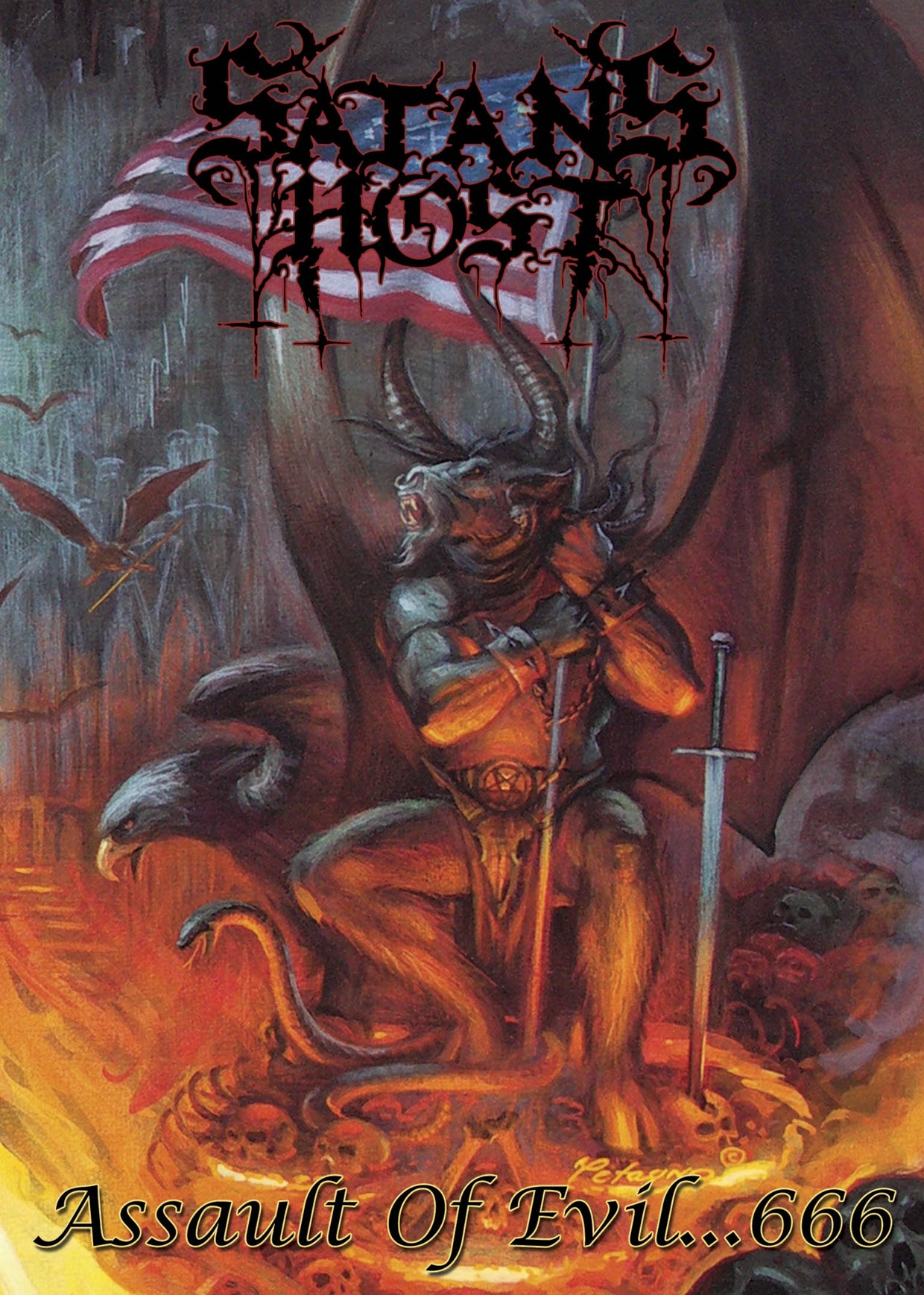 Satans Host - Assault Of Evil 666 - Black Metal - DVD