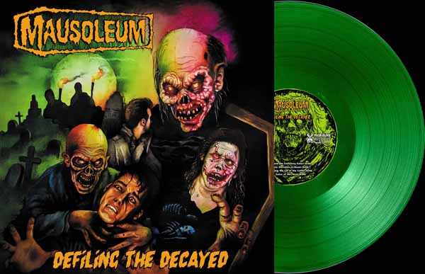 Mausoleum - Defiling The Decayed (Puke Green Vinyl) - Death Metal - LP