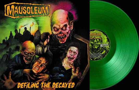 Mausoleum - Defiling The Decayed (Puke Green Vinyl) - Death Metal - LP