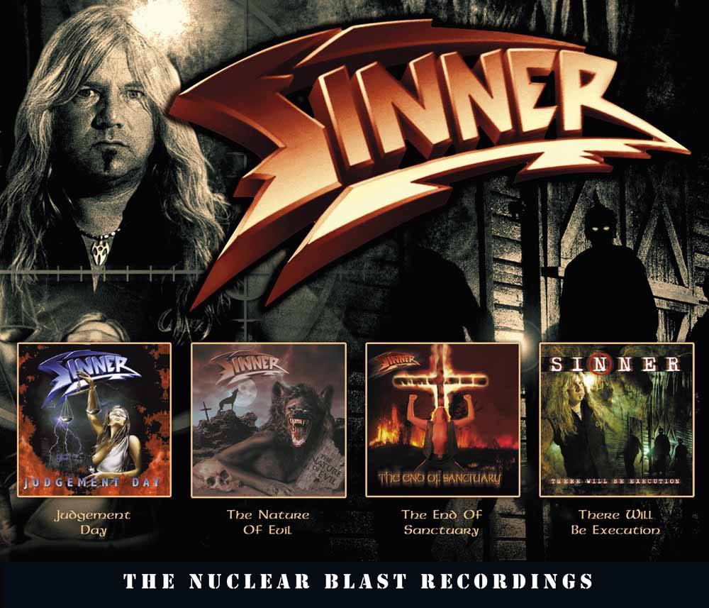 Sinner - The Nuclear Blast Recordings - Metal - 4CD