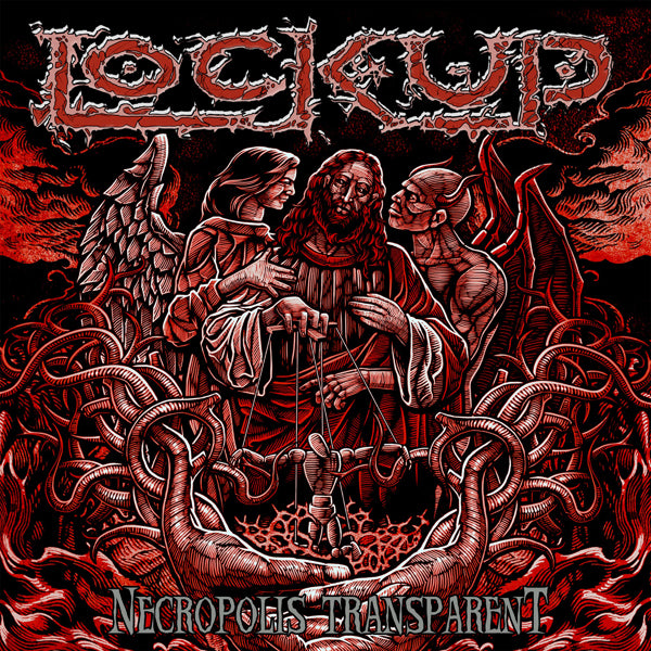 Lock Up - Necropolis Transparent (Red Vinyl Edition) - Grindcore - LP