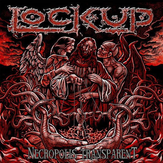 Lock Up - Necropolis Transparent (Red Vinyl Edition) - Grindcore - LP