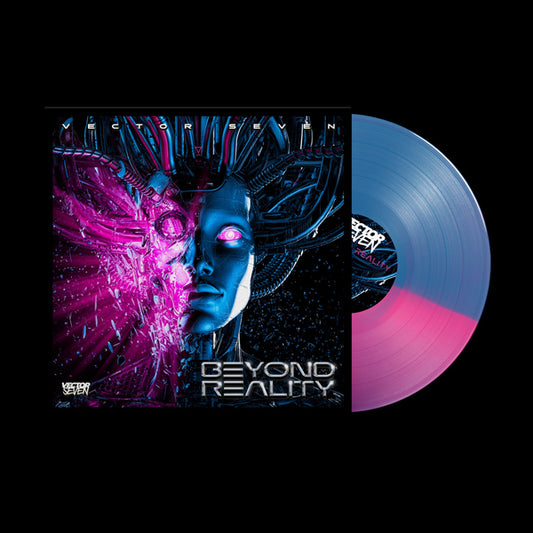 Vector Seven - Beyond Reality (Half Magenta/Half Blue Vinyl) - Electronic - LP