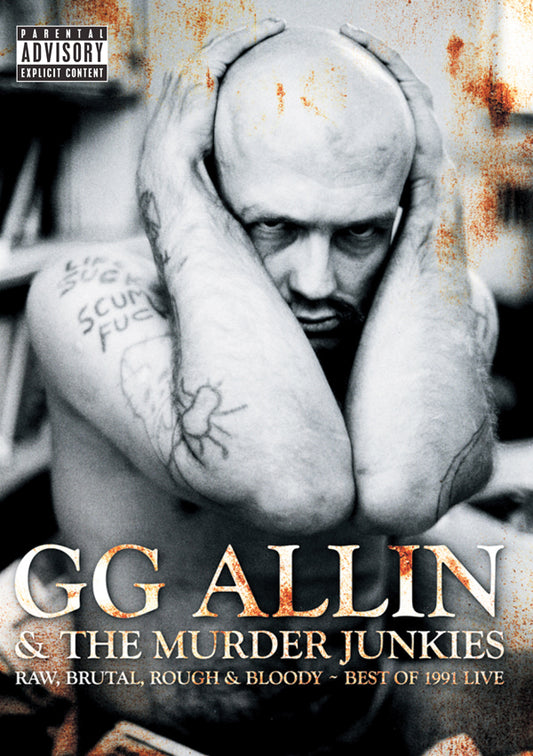 Gg Allin - Raw,Brutal,Rough & Bloody-1991 - Punk - DVD