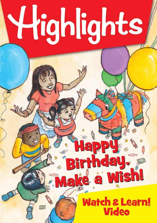 Feature Film - Highlights Watch & Learn!: Happy Birthday, Make A Wish! - Film/TV/Character - DVD