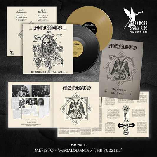 Mefisto - Megalomania / The Puzzle (Black Vinyl) - Death Metal - LP