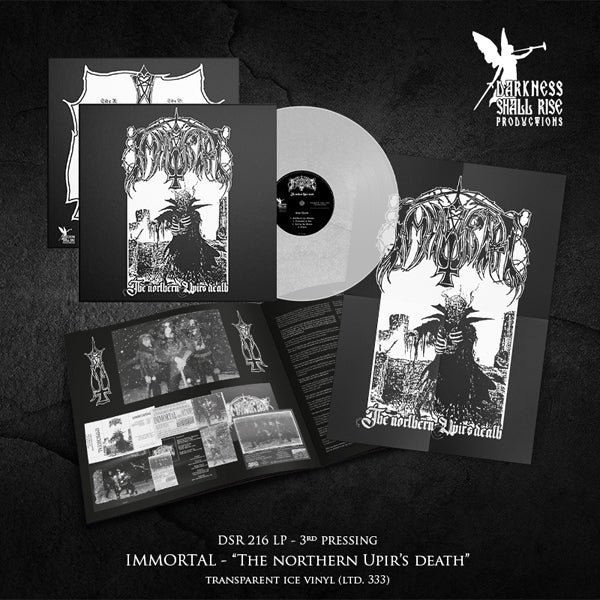 Immortal - The Northern Upir'S Death (3Rd Press Transparent Ice Vinyl) - Black Metal - LP