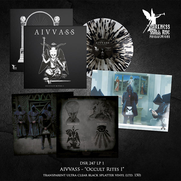 Aivvass - Occult Rites I (Clear W/ Black Splatter Vinyl) - Doom Metal - MLP