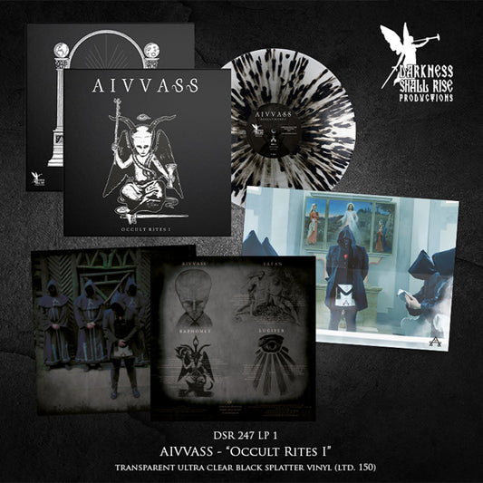 Aivvass - Occult Rites I (Clear W/ Black Splatter Vinyl) - Doom Metal - MLP