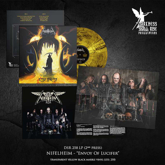 Nifelheim - Envoy Of Lucifer (Transparent Yellow Black Marble Vinyl) - Black Metal - LP
