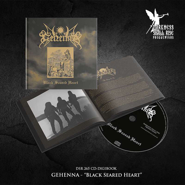 Gehenna - Black Seared Heart (Hardcover-Digibook) - Black Metal - CDBK