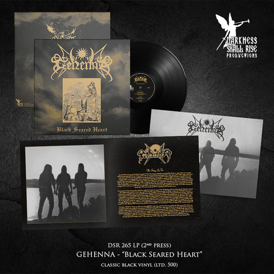 Gehenna - Black Seared Heart (Black Vinyl 2Nd Press) - Black Metal - LP