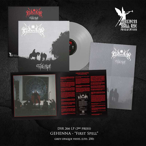 Gehenna - First Spell (Grey Vinyl 3Rd Press) - Black Metal - LP