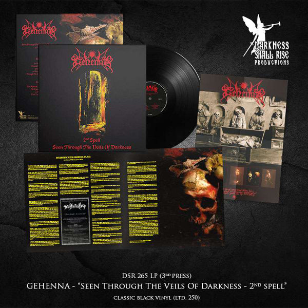 Gehenna - Seen Through The Veils Of Darkness (The Second Spell) (Black Vinyl 3Rd Press) - Black Metal - LP