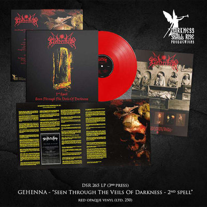 Gehenna - Seen Through The Veils Of Darkness (The Second Spell) (Red Vinyl 3Rd Press) - Black Metal - Music Vinyl LP