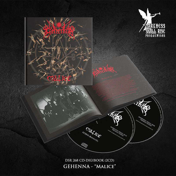 Gehenna - Malice (2Cd Hardcover-Digibook) - Black Metal - CDBK