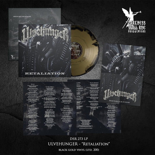 Ulvehunger - Retaliation (Gold/Black Vinyl) - Black Metal - LP