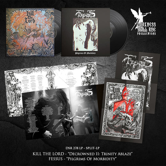 Kill The Lord / Fessus - Decrowned Ii: Trinity Ablaze / Pilgrims Of Morbidity - Death Metal - LP