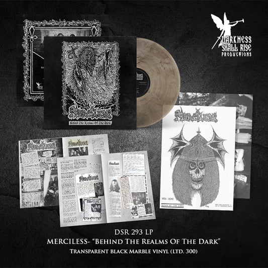 Merciless - Behind The Realms Of The Dark (Black Marble Vinyl) - Death Metal - LP