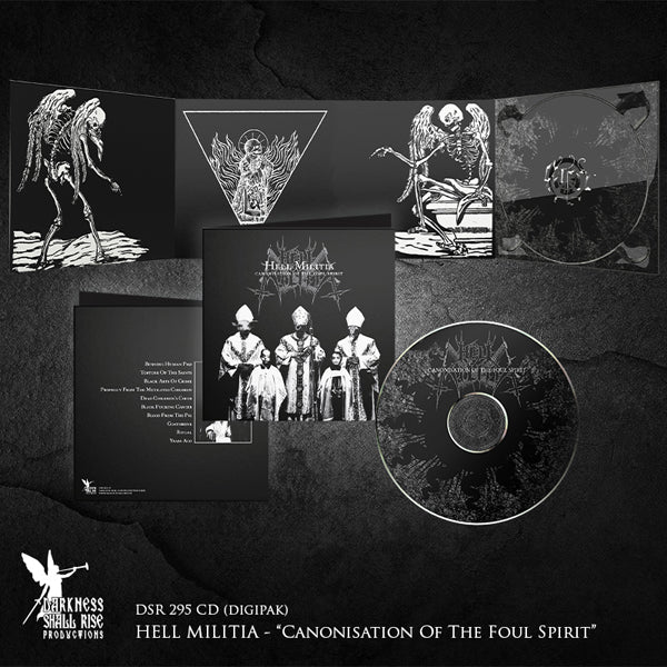 Hell Militia - Canonisation Of The Foul Spirit - Black Metal - CDD