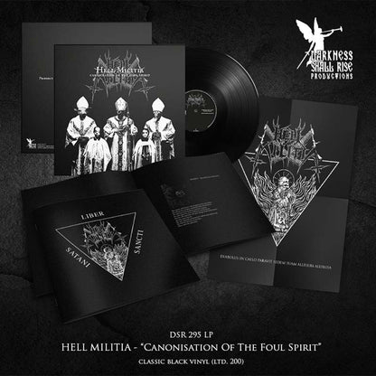 Hell Militia - Canonisation Of The Fool Spirit (Black Vinyl) - Black Metal - LP