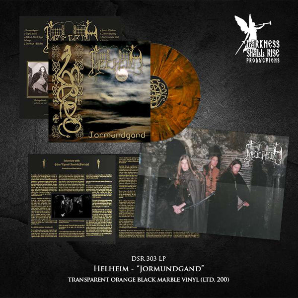 Helheim - Jormundgand (Transparent Orange Black Marble Vinyl) - Black Metal - LP