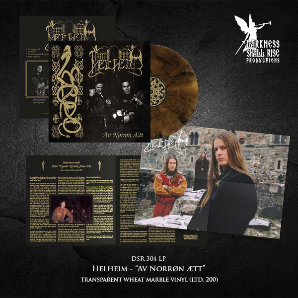 Helheim - Av Norrøn Aett (Transparent Wheat Marble Vinyl) - Black Metal - LP