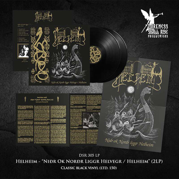 Helheim - Niðr Ok Norðr Liggr Helvegr / Helheim (Black Vinyl 2Lp) - Black Metal - DLP