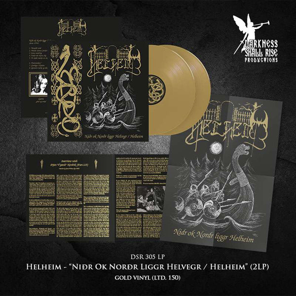 Helheim - Niðr Ok Norðr Liggr Helvegr / Helheim (Gold Vinyl 2Lp) - Black Metal - DLP