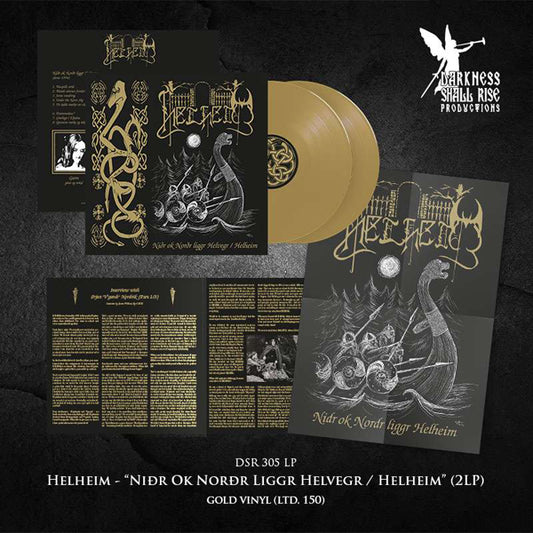 Helheim - Niðr Ok Norðr Liggr Helvegr / Helheim (Gold Vinyl 2Lp) - Black Metal - DLP