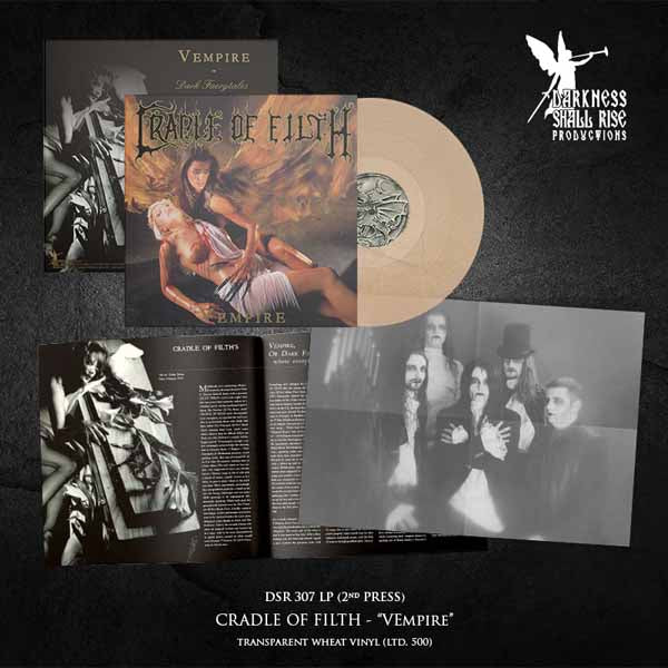 Cradle Of Filth - Vempire, Or Dark Faerytales In Phallustein (Transparent Wheat Vinyl) - Black Metal - LP