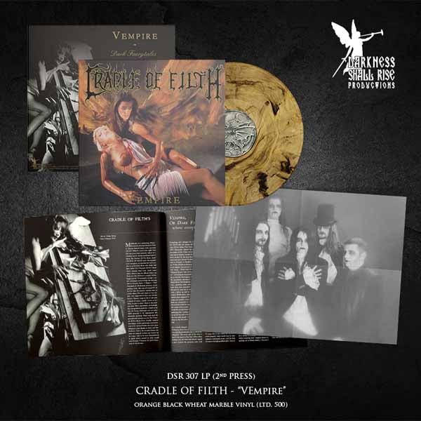 Cradle Of Filth - Vempire, Or Dark Faerytales In Phallustein (Orange/Black Wheat Marble) - Black Metal - LP