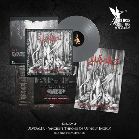 Ulvdalir - Ancient Throne Of Unholy Ingria (Solid Silver Vinyl) - Black Metal - LP