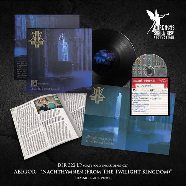 Abigor - Nachthymnen (From The Twilight Kingdom) (Black Vinyl + Cd) - Black Metal - LP