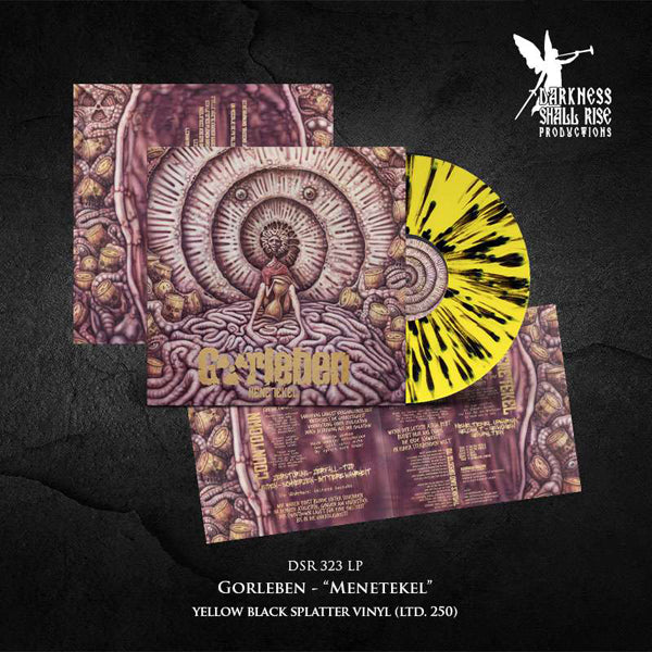Gorleben - Menetekel (Yellow / Black Splatter Vinyl) - Doom Metal - LP