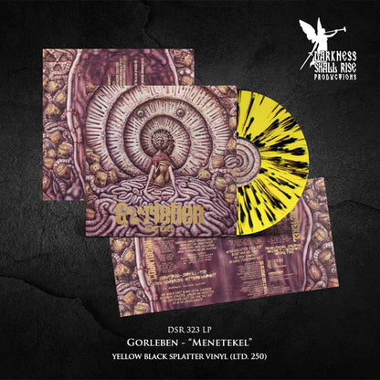 Gorleben - Menetekel (Yellow / Black Splatter Vinyl) - Doom Metal - LP