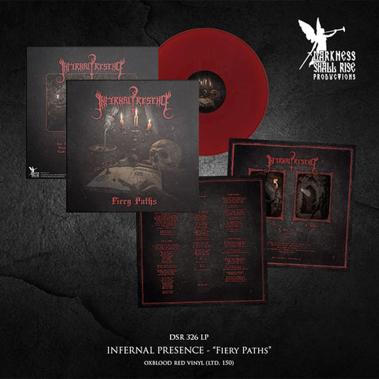 Infernal Presence - Fiery Paths (Oxblood Red Vinyl) - Black Metal - LP